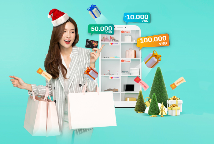 Ưu đãi 50,000 VNĐ khi mua sắm trên Shopee