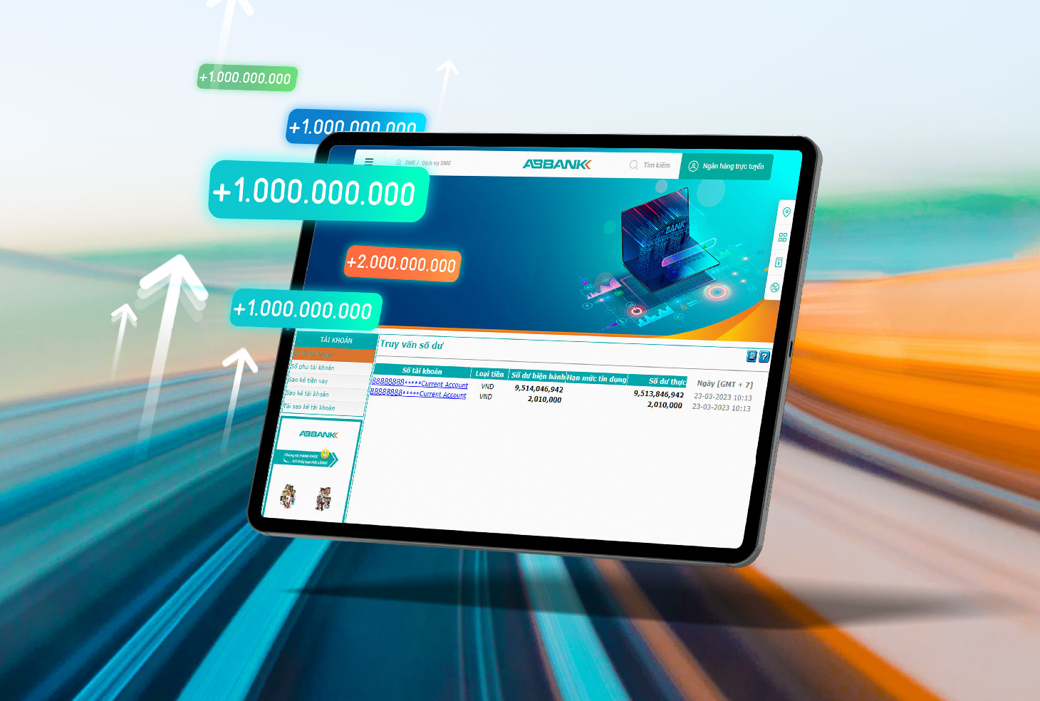 Tăng tốc chuyển tiền- Nhận liền ưu đãi dành cho khách hàng doanh nghiệp vừa và nhỏ