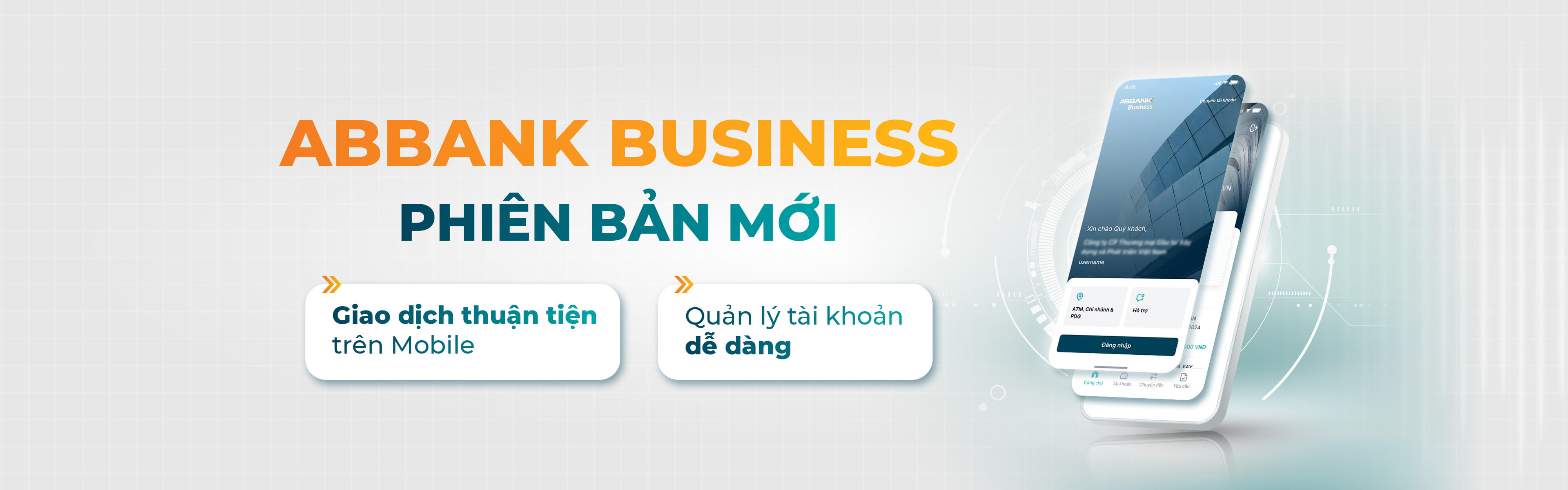 ABBANK BUSINESS PHIÊN BẢN MỚI