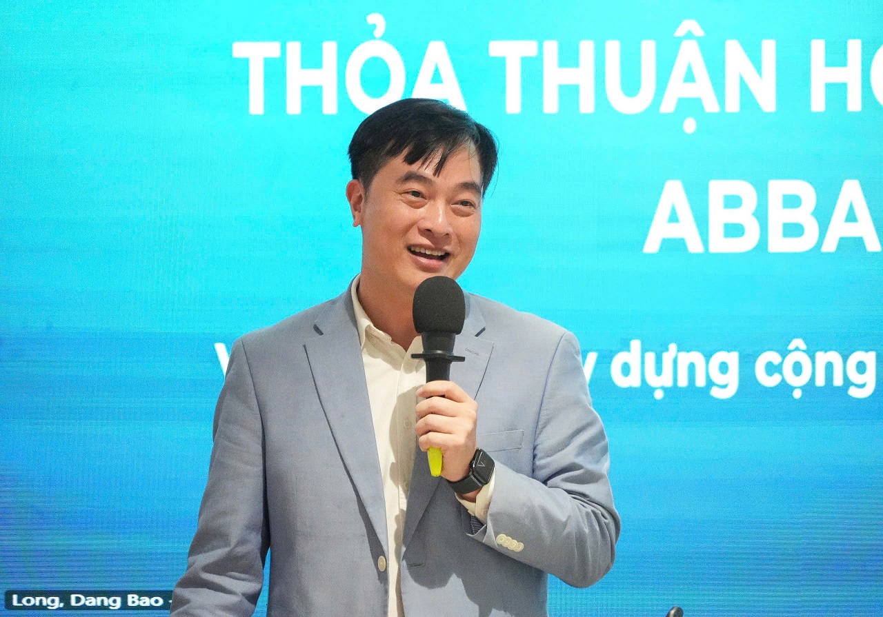 Ông Phạm Duy Hiếu – Tổng Giám đốc ABBANK phát biểu tại Lễ ký kết