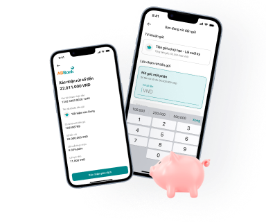 Rút gốc một phần từ khoản tiết kiệm online