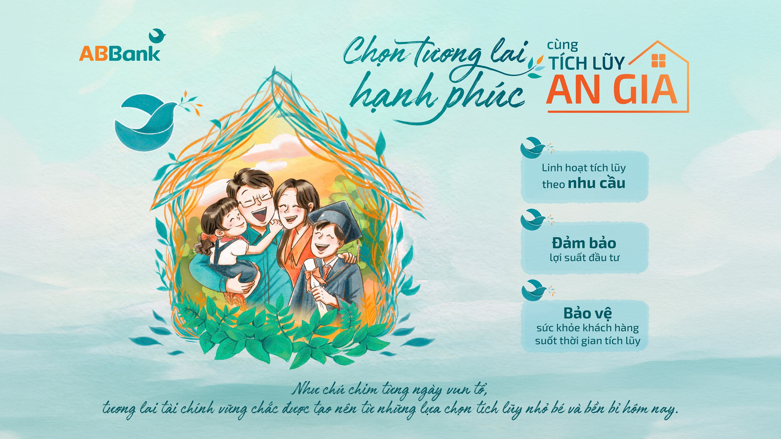 Tích lũy An Gia: ABBank tiên phong “may đo” kế hoạch tài chính cho khách hàng